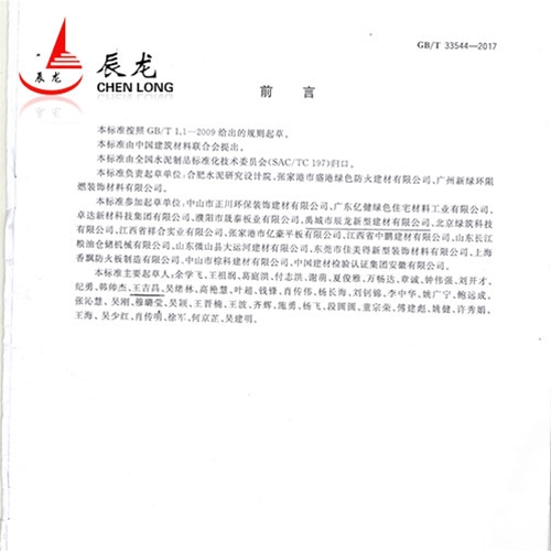 参与标准制定